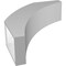 Ekena Millwork 6-in. W x 20-in. D x 24-in. H Thorton Architectural Grade PVC Knee Brace BRCP06X20X24THR - alternate 2
